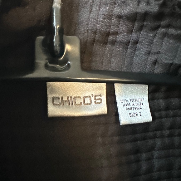 Chico's - Black Vest - Size XL (Chico's 3) - Picture 4 of 5